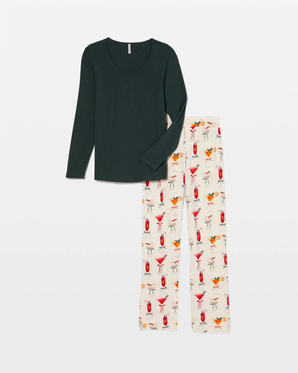 Packaged Long-Sleeve Pant Pajama Set | Soma